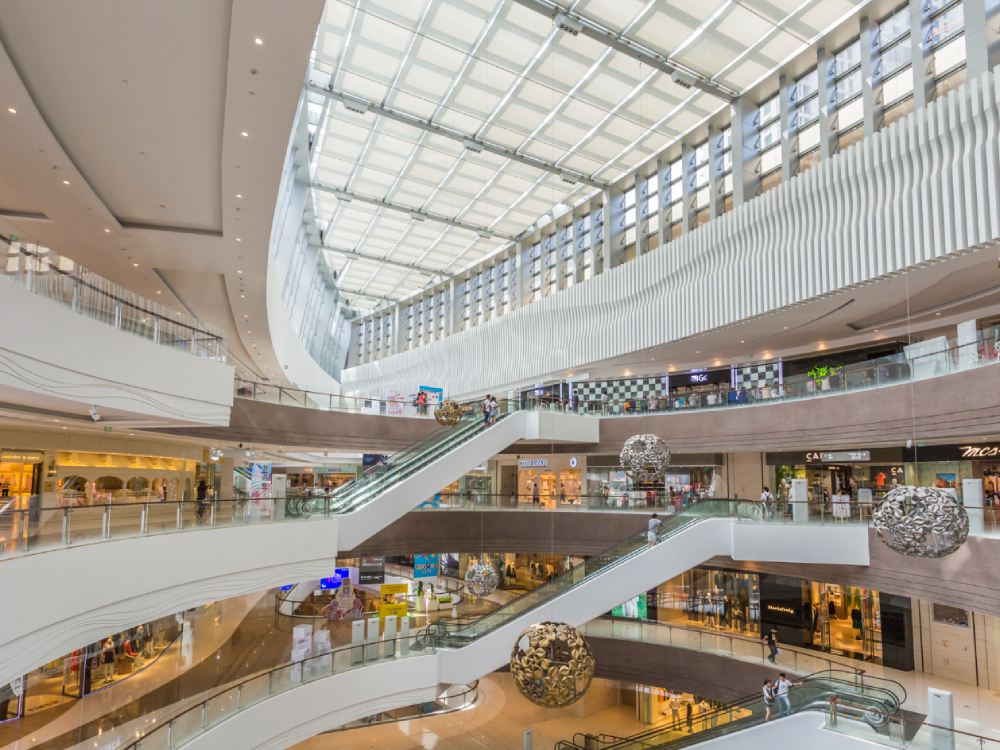 Shopping mall in Royal Docks